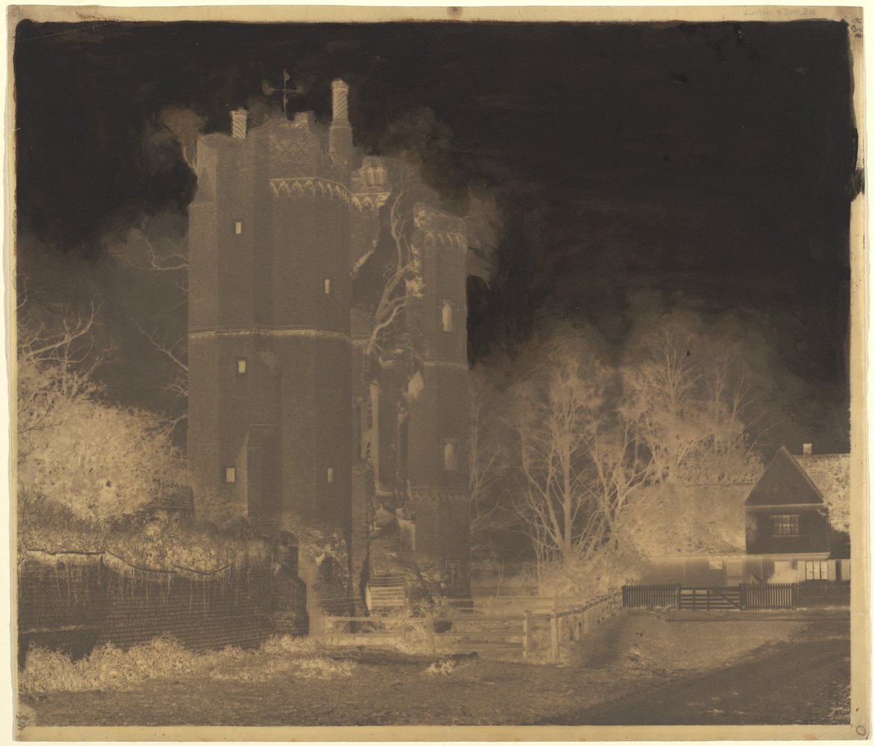 Nether Hall, 1850. tekijältä William Robert Baker