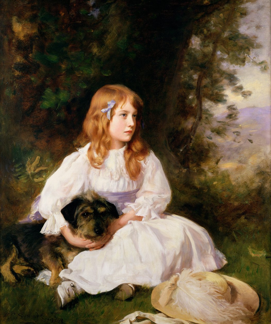 Heather, tytön muotokuva tekijältä William Robert Symonds