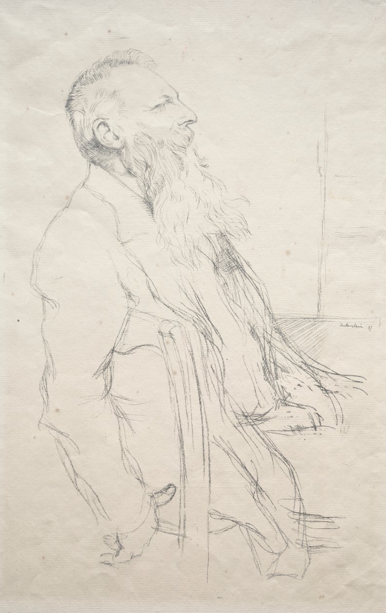 Auguste Rodin tekijältä William Rothenstein
