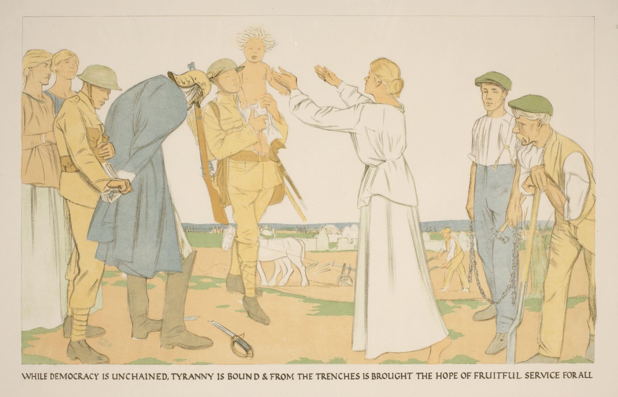 Maanviljelijät ja sotilaat maassa Demokratian voitto (alkuperäinen nimi) Suuri sota: Britannian ponnistelut ja ihanteet (sarjan nimi) The Great War: Britain