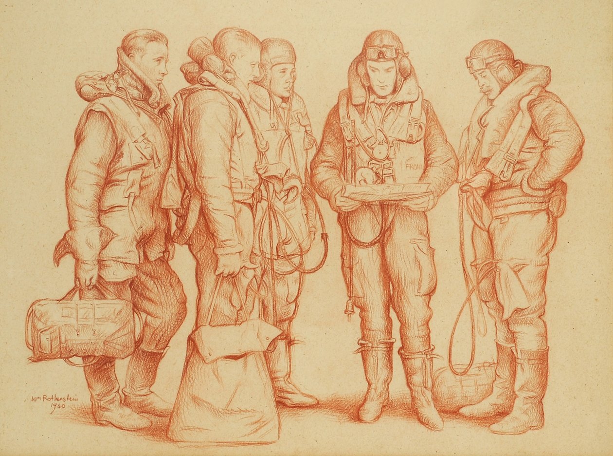 Whitley Bomberin miehistö tekijältä William Rothenstein
