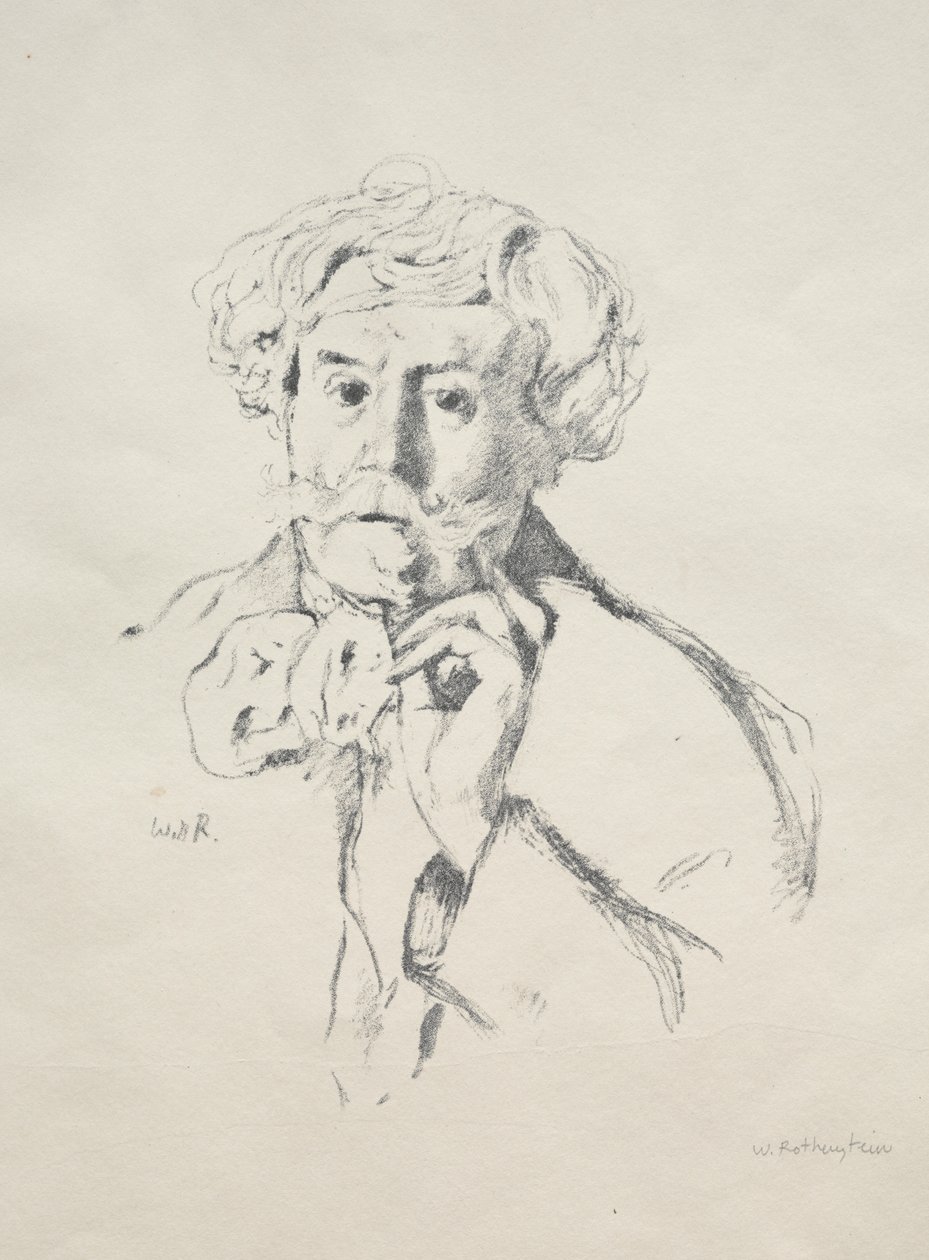 Edmond de Goncourt tekijältä William Rothenstein