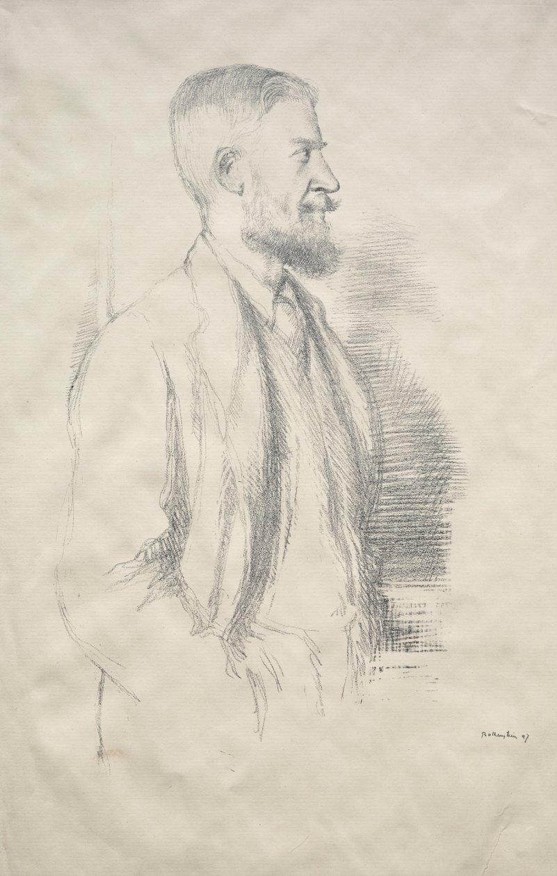 George Bernard Shaw, 1897. tekijältä William Rothenstein