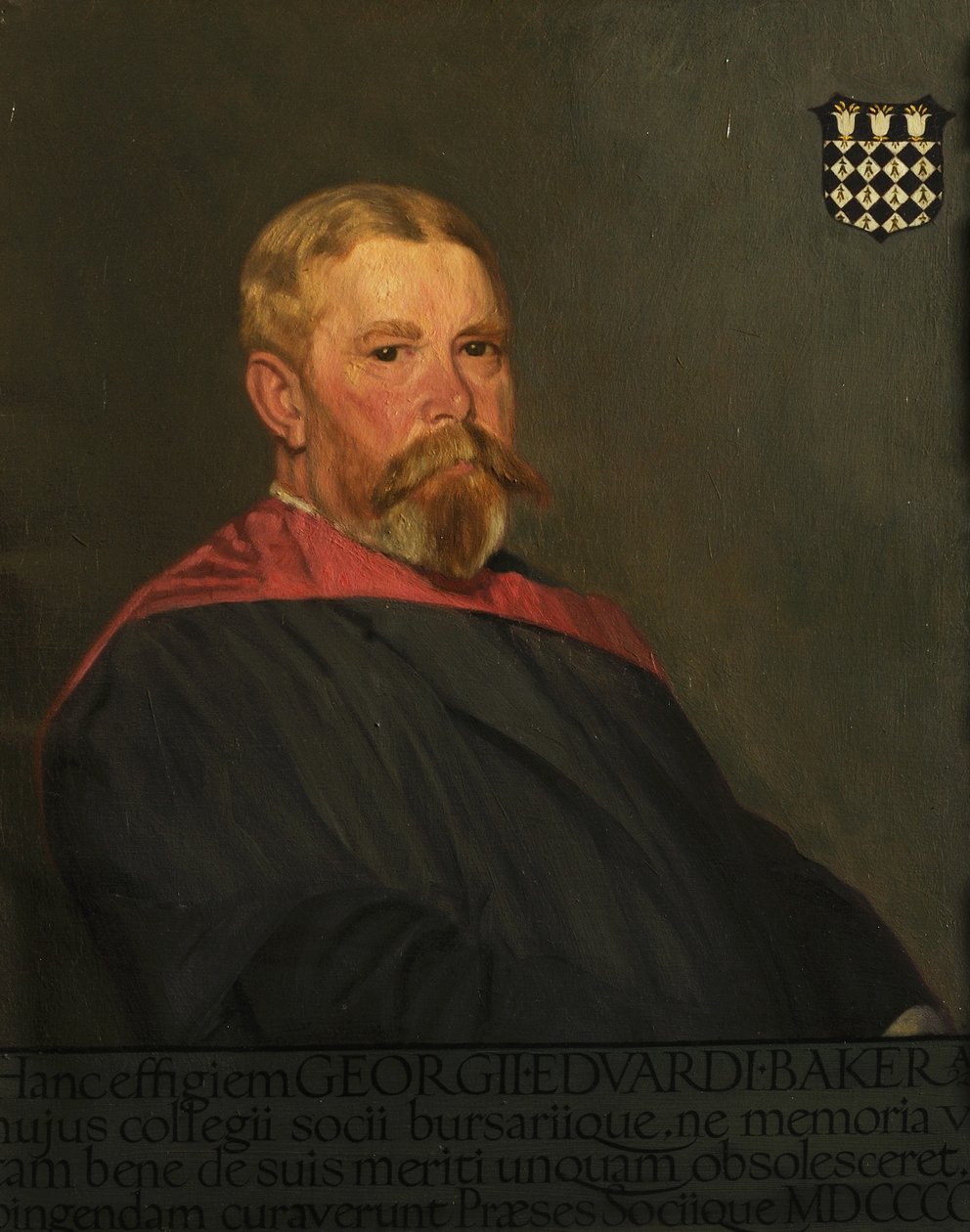 George Edward Baker (öljy kankaalle) tekijältä William Rothenstein