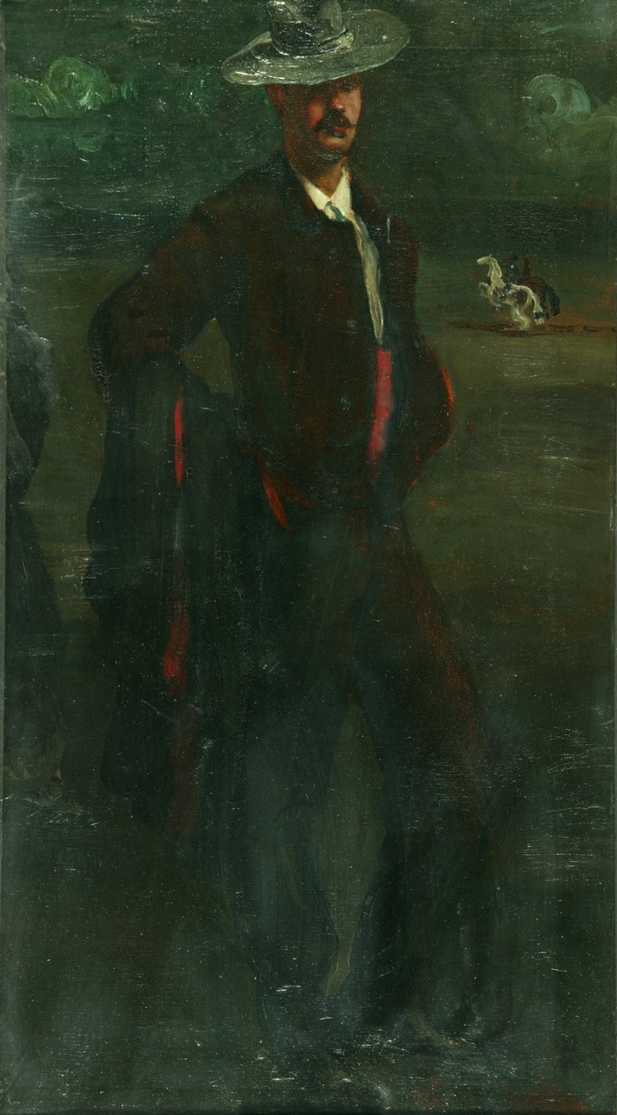 Ignatius Zuloaga härkätaistelijana, n. 1895 (öljy kankaalle) tekijältä William Rothenstein