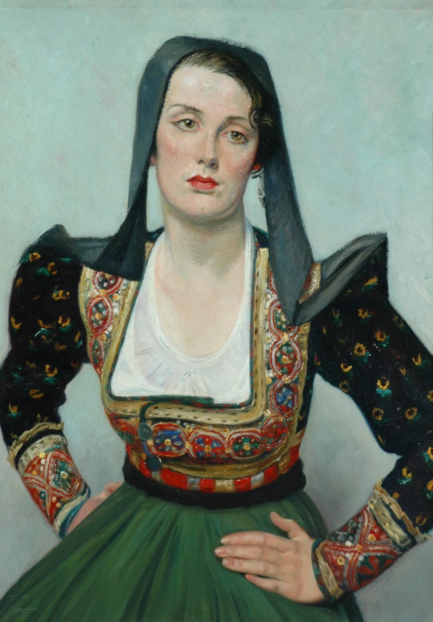 Miss Grant (öljy kankaalle) tekijältä William Rothenstein