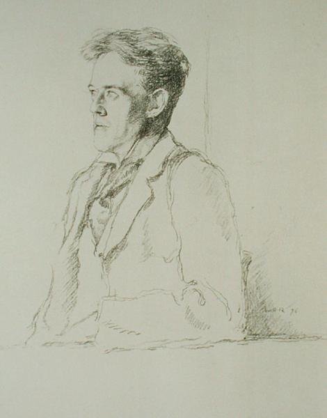 Hilaire Bellocin muotokuva (1870-1953) tekijältä William Rothenstein
