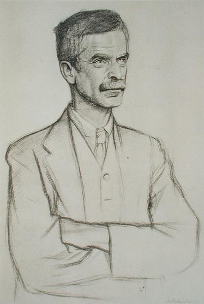John Lawrence Le Breton Hammondin (1872-1949) muotokuva tekijältä William Rothenstein