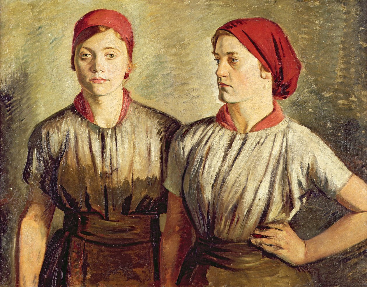 Sheffield Buffer Girls tekijältä William Rothenstein