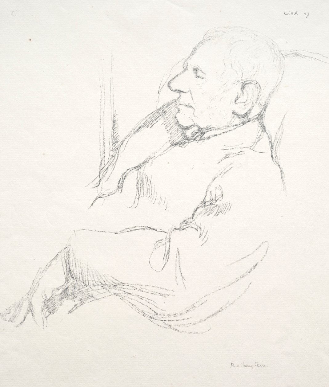Sir Francis Seymour Haden unessa, 1897. tekijältä William Rothenstein