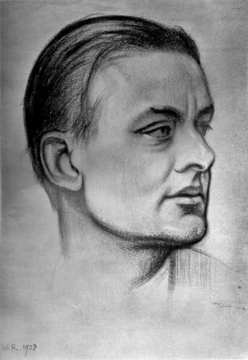 TS Eliot, yhdysvaltalaissyntyinen brittiläinen runoilija dramaturgi ja kriitikko, 1933 tekijältä William Rothenstein