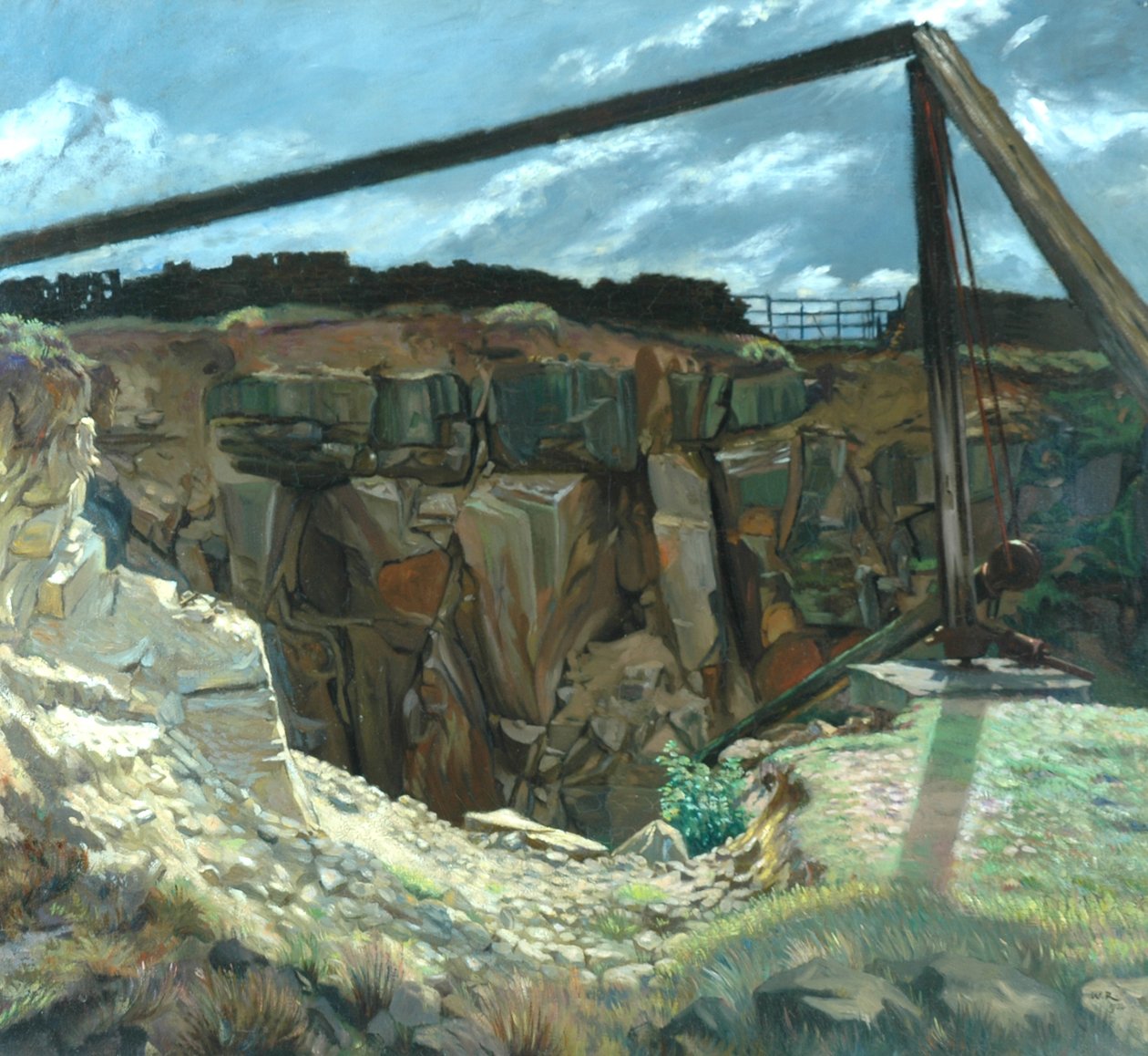 Vanha louhos, Hawksworth tekijältä William Rothenstein