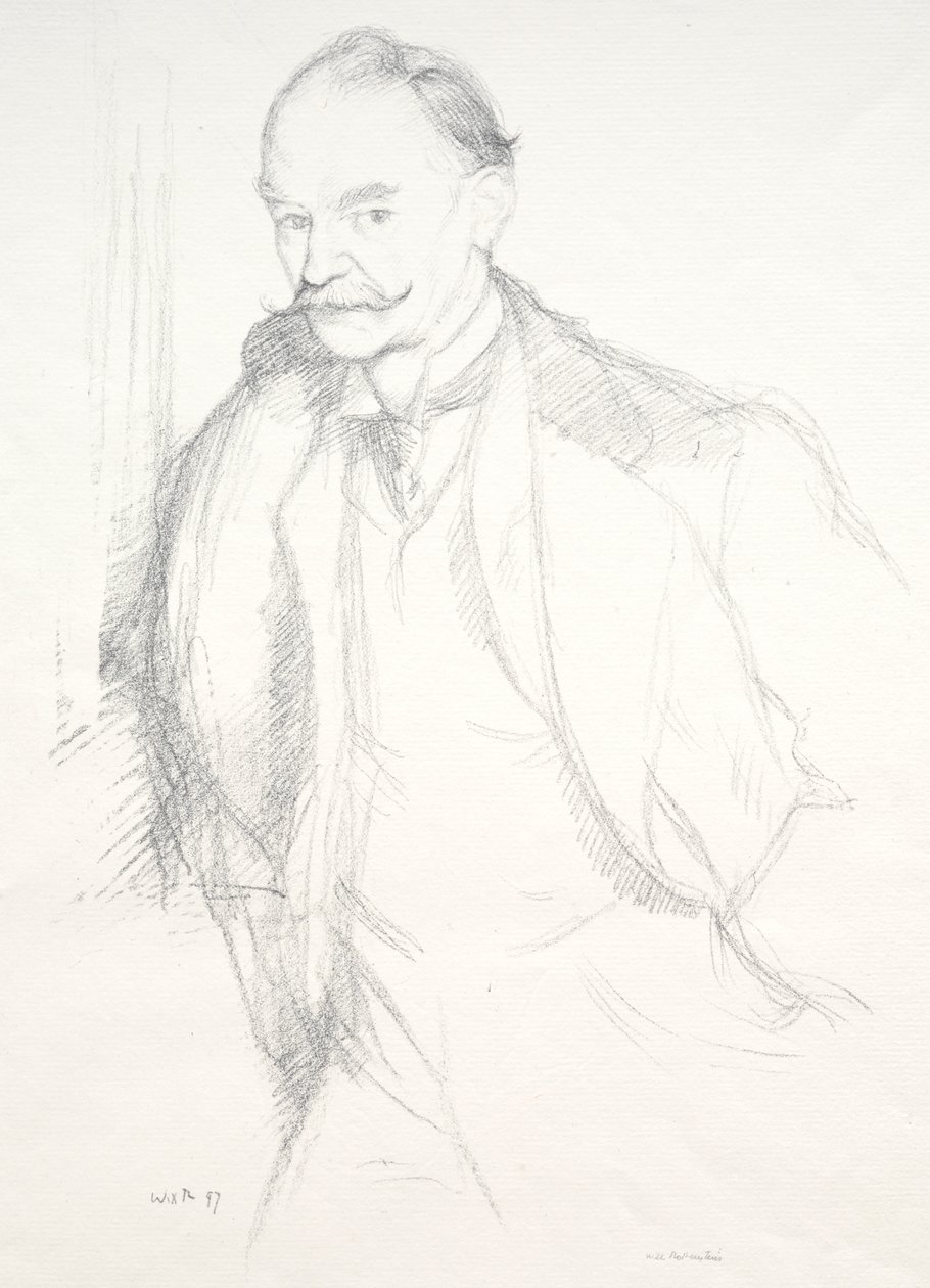Thomas Hardy tekijältä William Rothenstein