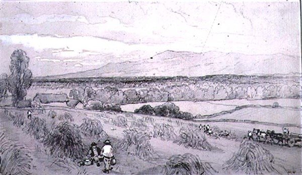 Sadonkorjuukohtaus tekijältä William Roxby Beverly