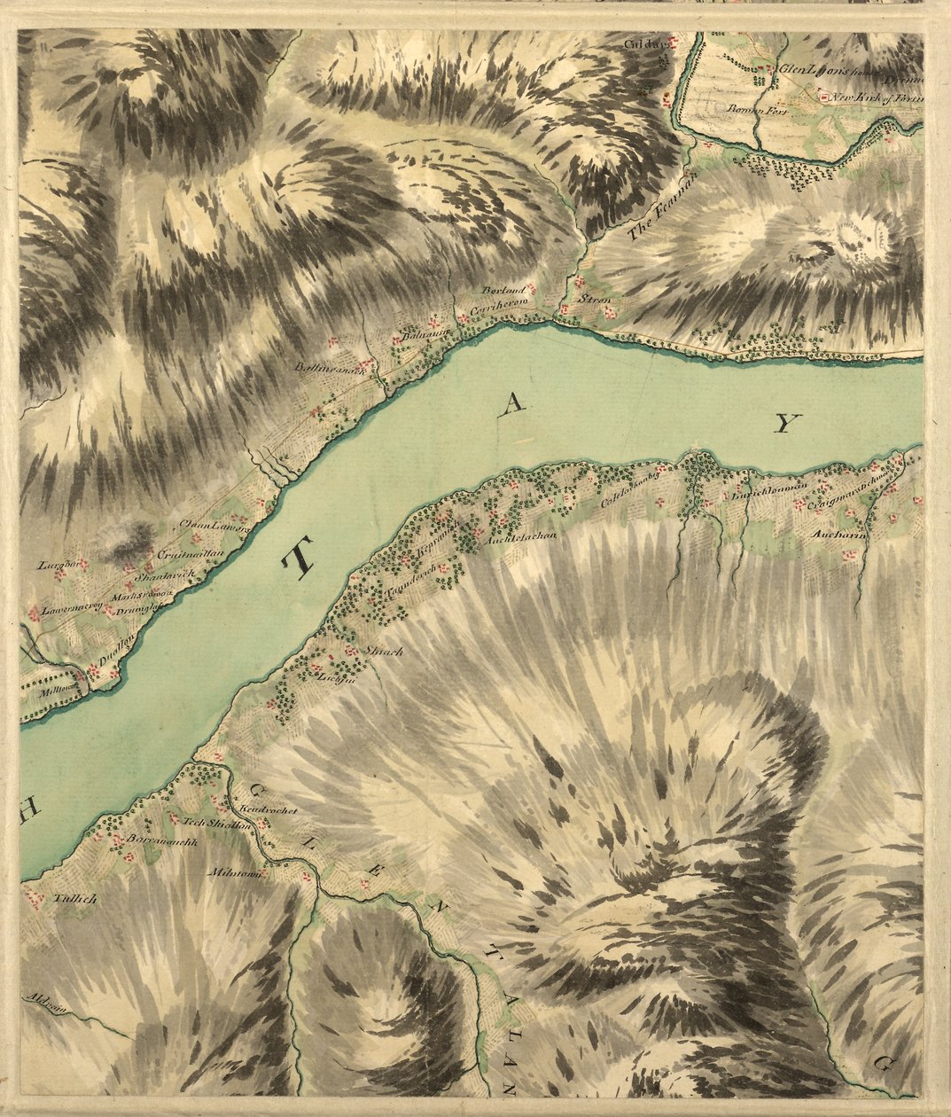Roy Military Survey of Scotland tekijältä William Roy