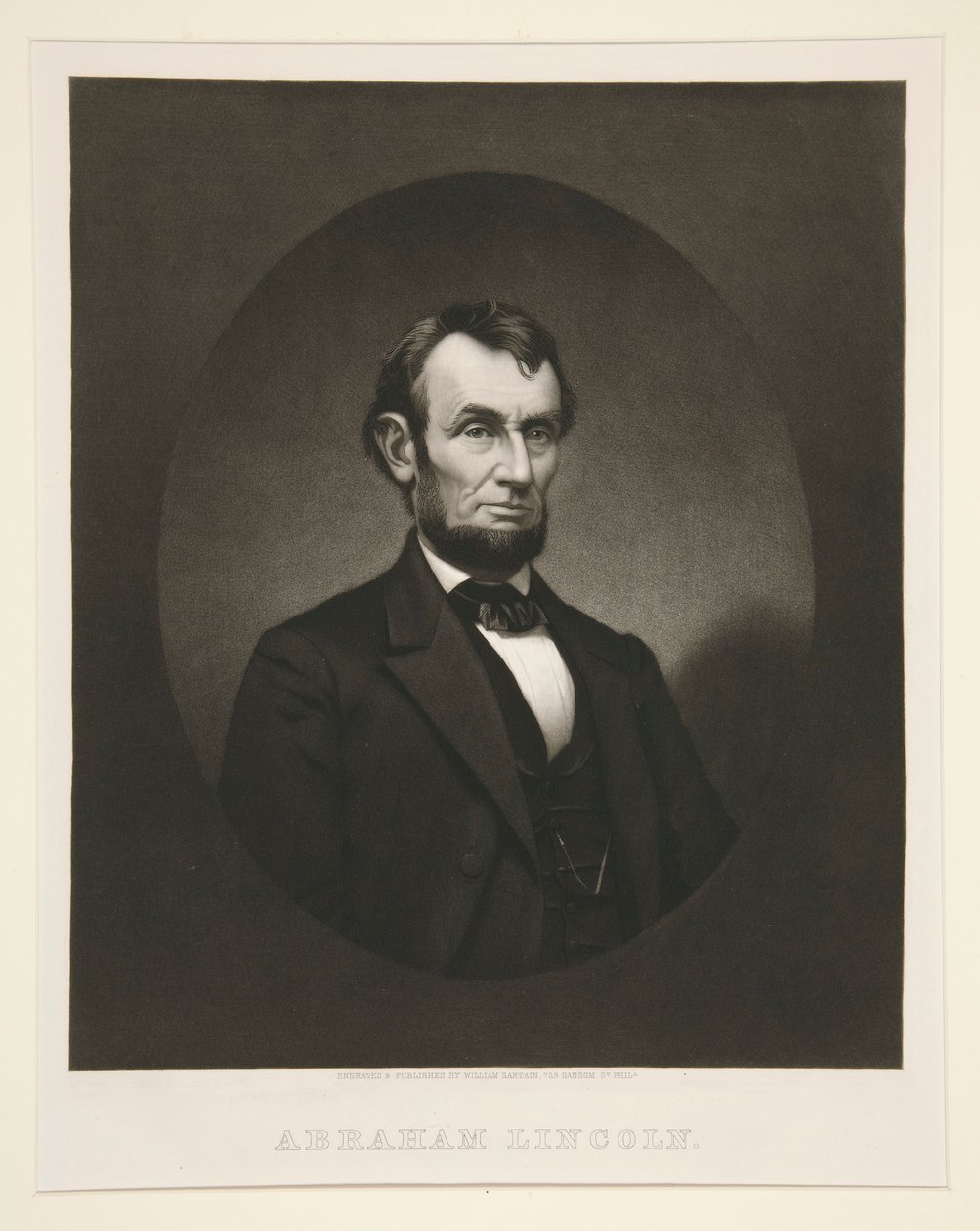 Abraham Lincoln tekijältä William Sartain