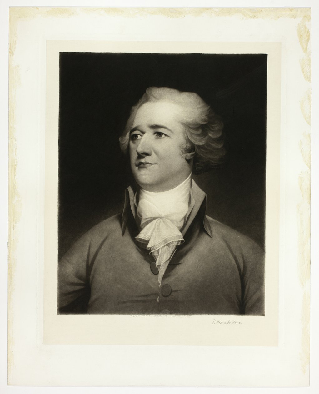 Alexander Hamiltonin muotokuva tekijältä William Sartain