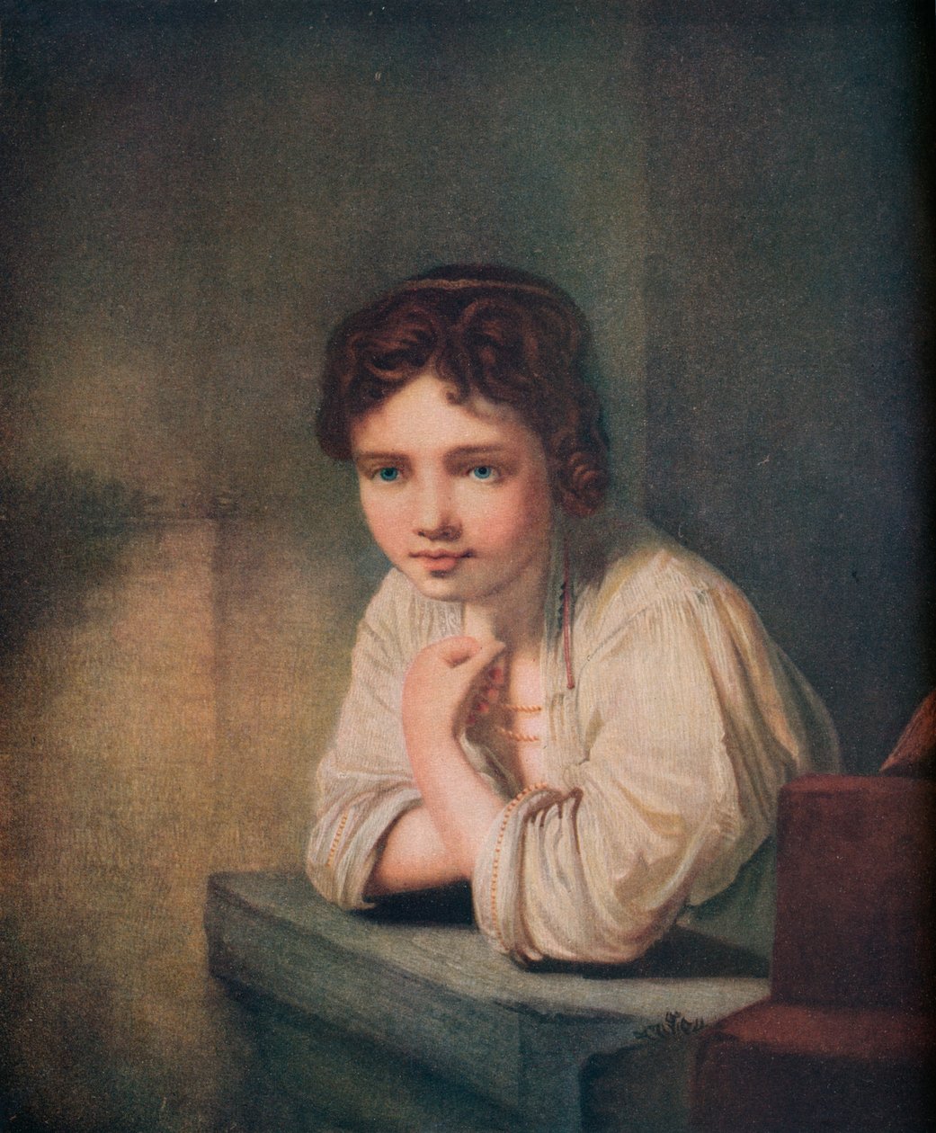 Rembrandtin talonpoikatyttö, 1814 tekijältä William Say