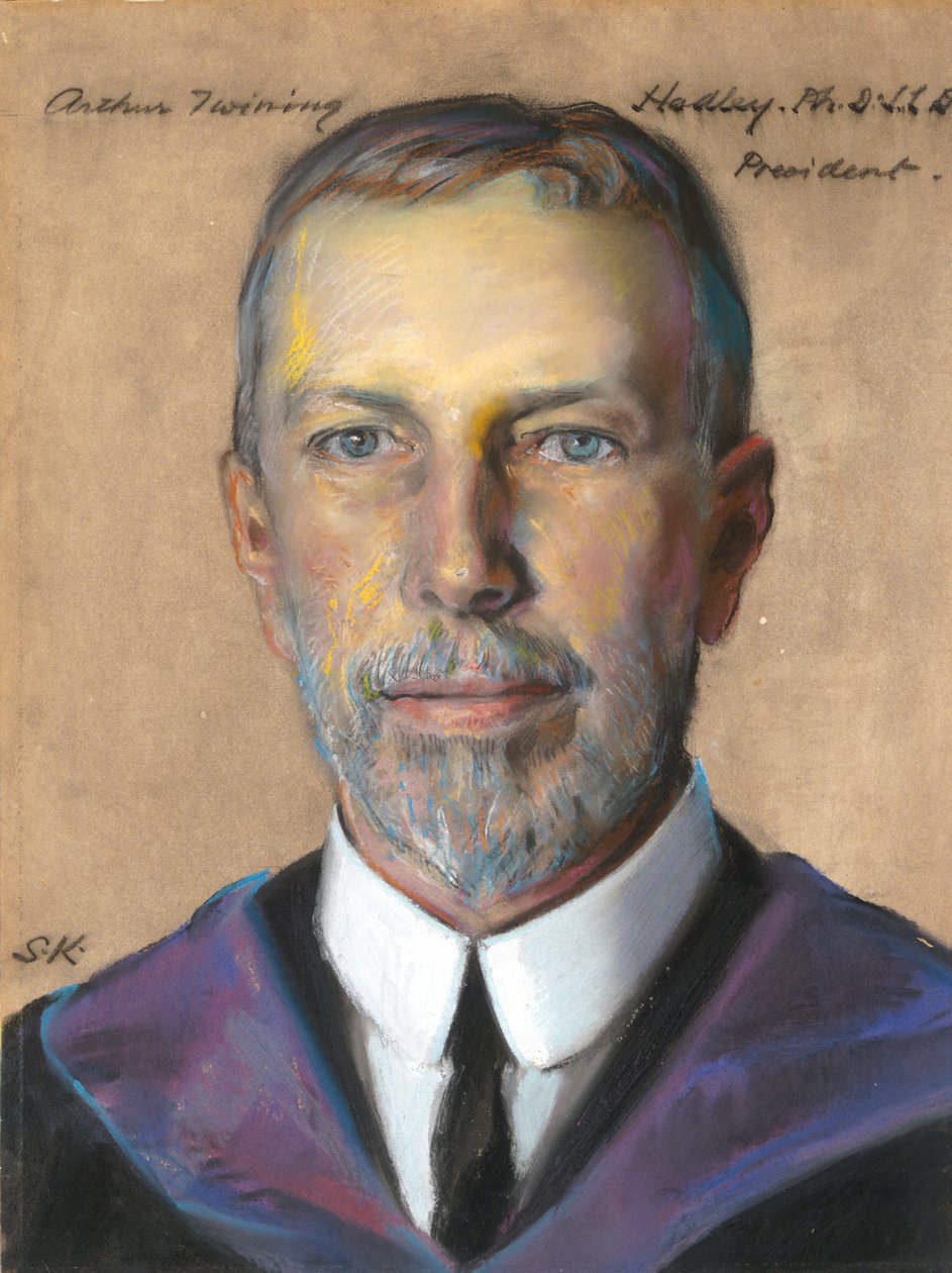 Arthur T. Hadley: B.A. 1876, Yalen yliopiston presidentti. 1899-1921 tekijältä William Sergeant Kendall