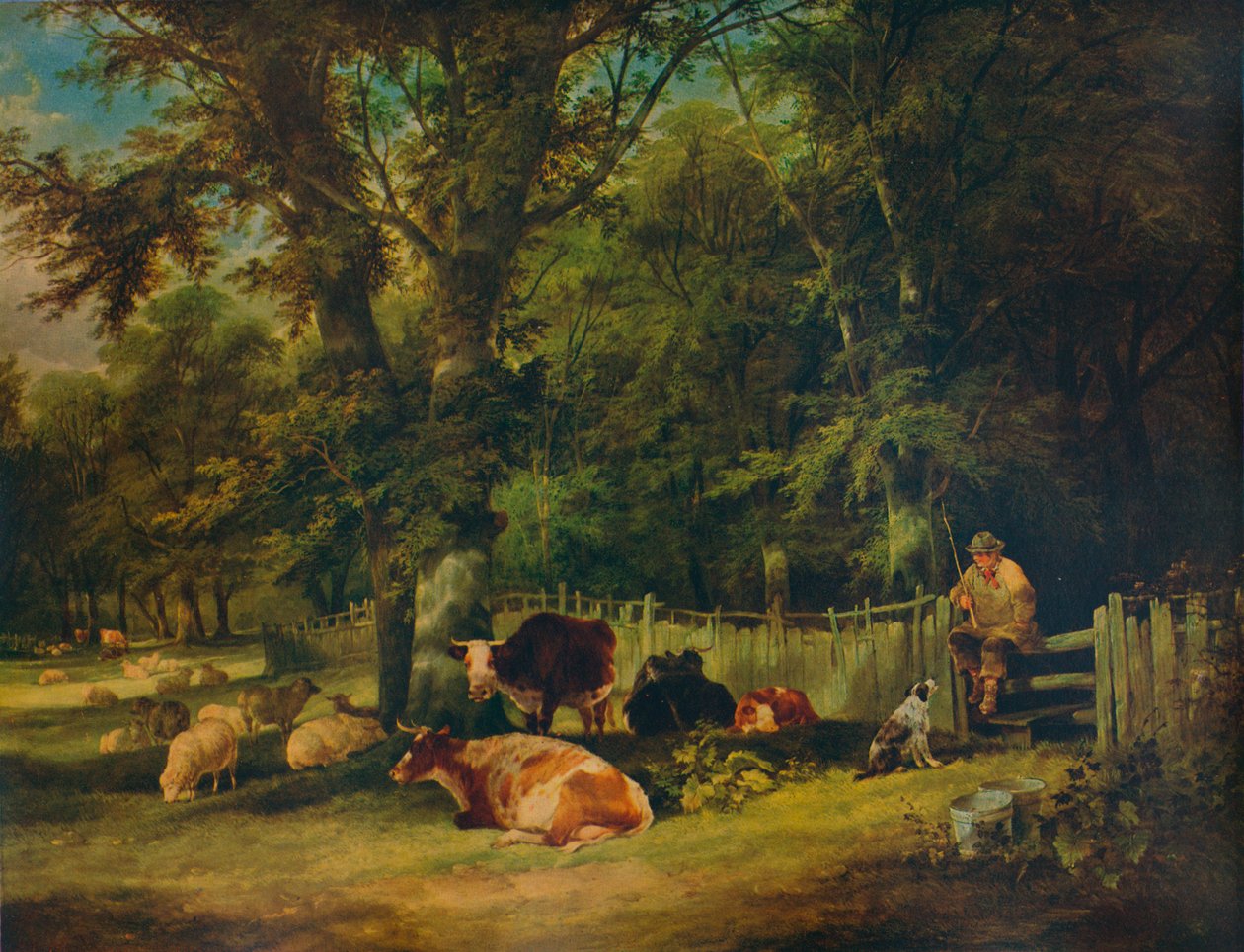Varjoisa kulma, 1840 tekijältä William Shayer