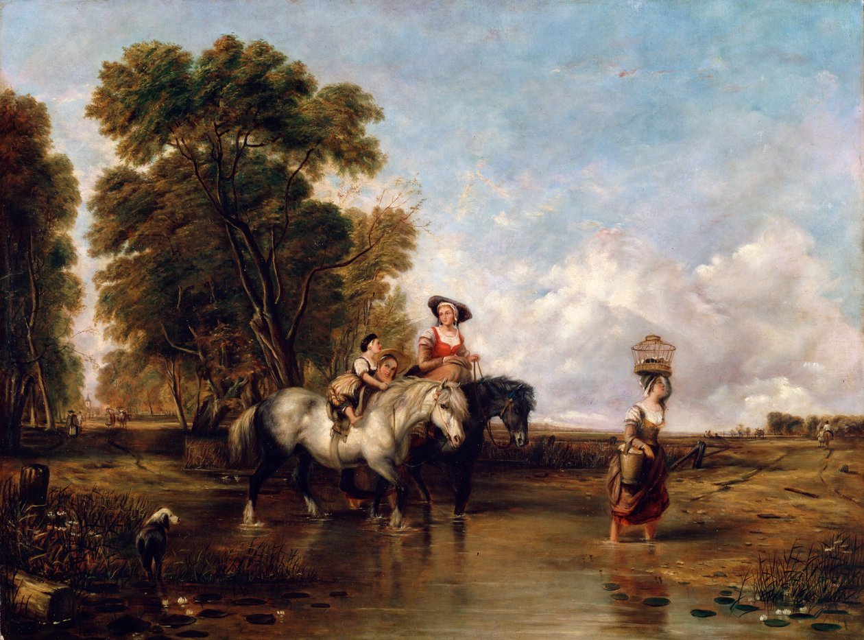 Fordin kautta, 1800-luku tekijältä William Shayer