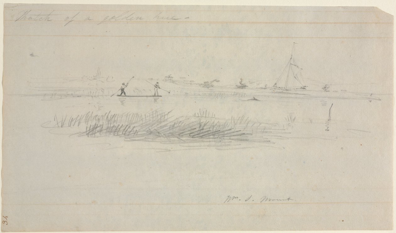 Ankeriaan keihäs Setauketissa, Long Islandilla, New Yorkissa tekijältä William Sidney Mount