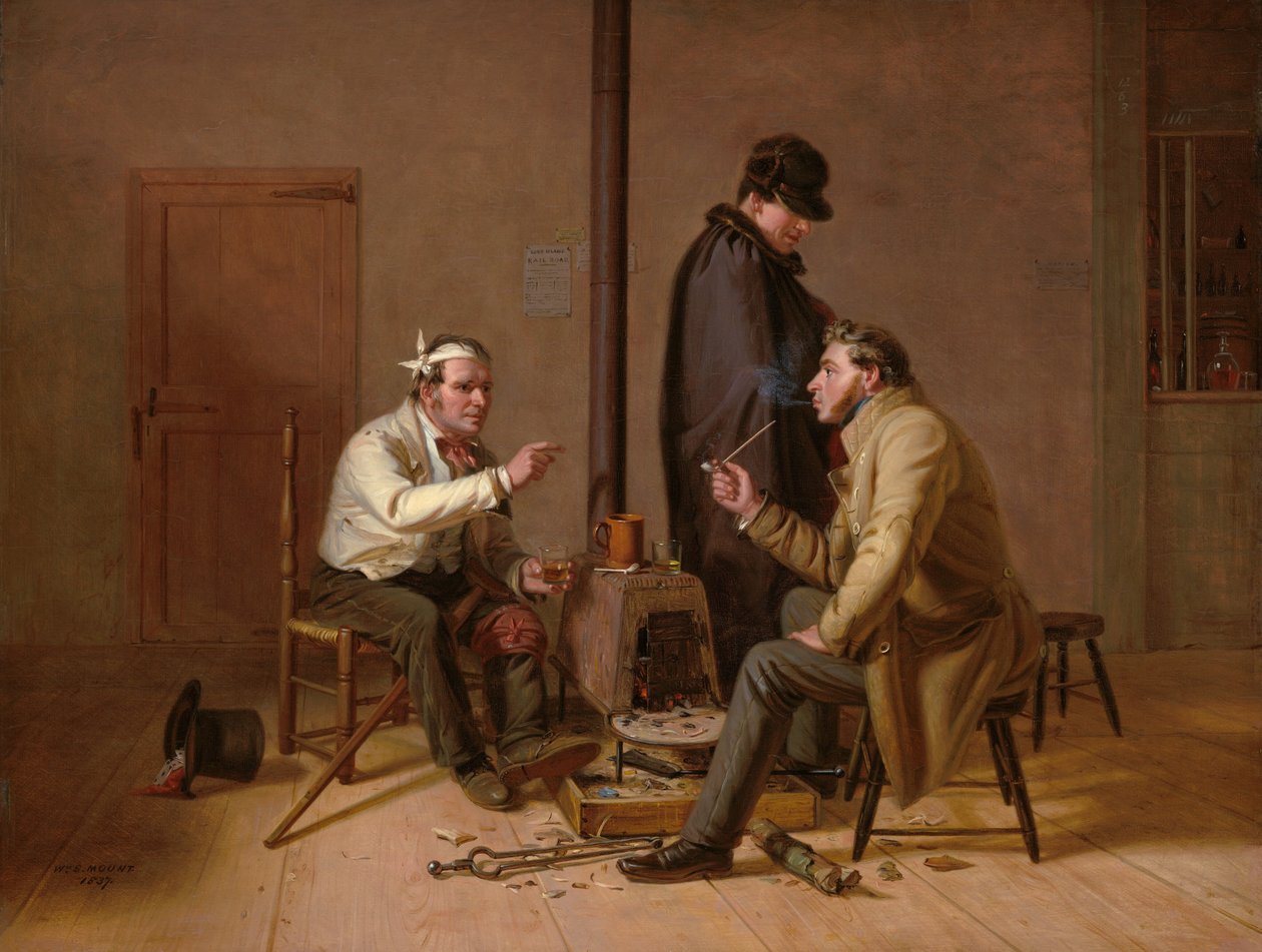 Kova tarina - Kohtaus maalaistavernassa, 1837. tekijältä William Sidney Mount