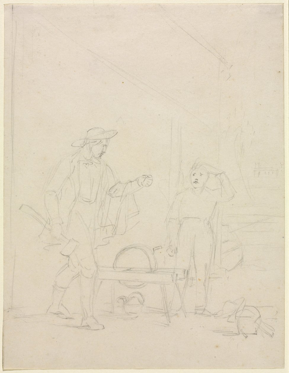 Wholl Turn the Grindstone, c. 1850. tekijältä William Sidney Mount