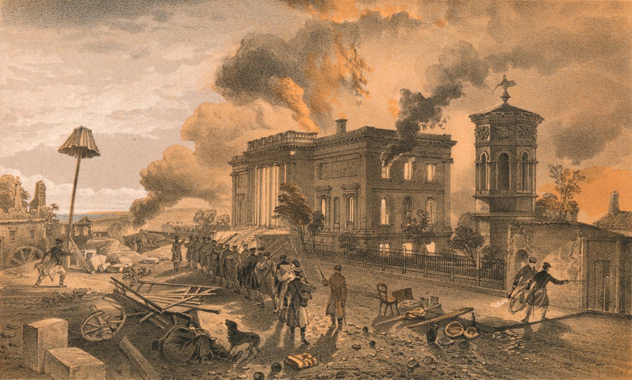 Julkinen kirjasto ja Tuulten temppeli, 1856 tekijältä William Crimea Simpson