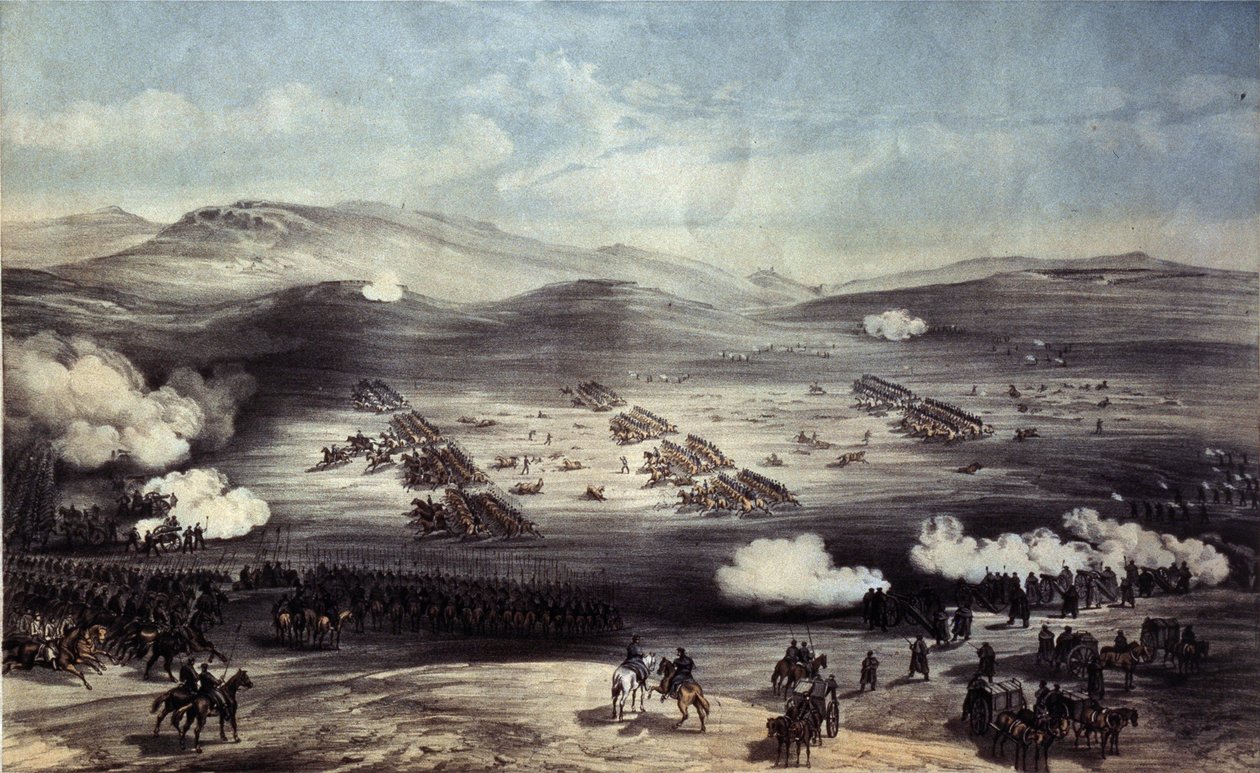 Balaclavan taistelu 25. lokakuuta 1854. Valoprikaatin panos tekijältä William Crimea Simpson