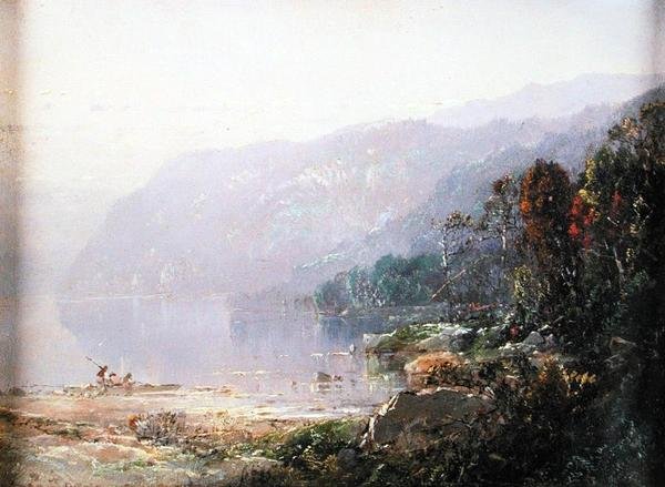 Maisema (öljy kankaalle) tekijältä William Sonntag