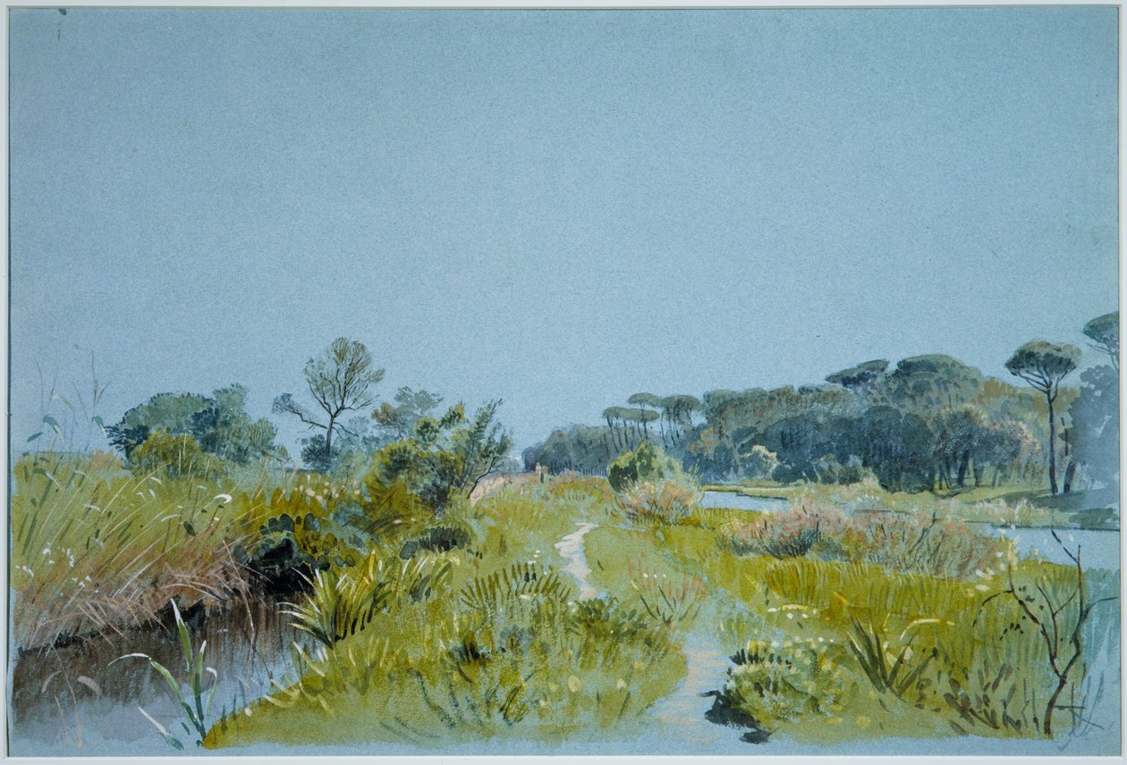 Castel Fusano - lähellä Roomaa tekijältä William Stanley Haseltine