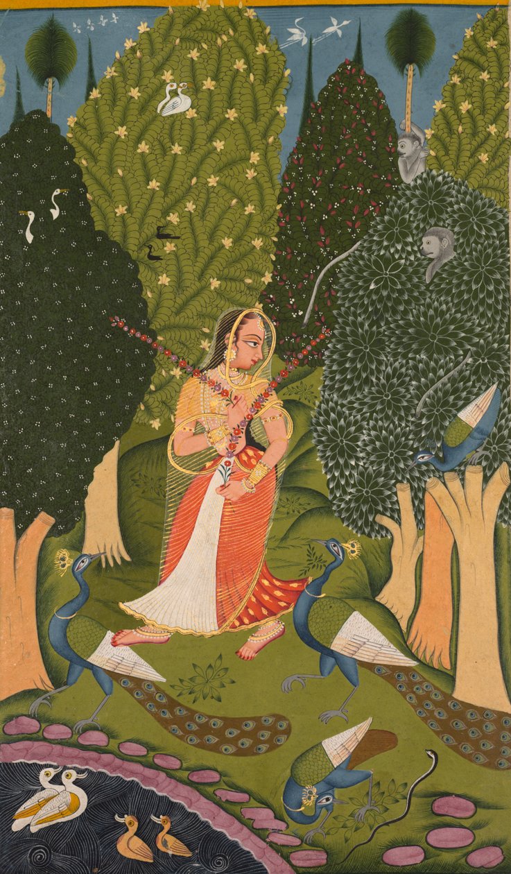 Last Ragini, sivu Ragamala-sarjasta tekijältä William Stanley Haseltine