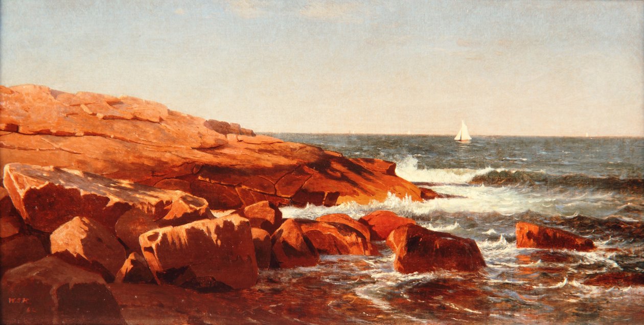 Rocky Shore, 1862 tekijältä William Stanley Haseltine