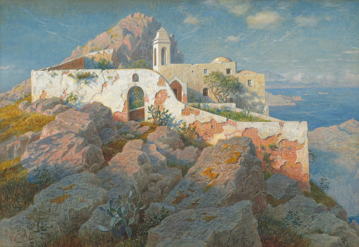 Santa Maria a Cetrella, Anacapri tekijältä William Stanley Haseltine