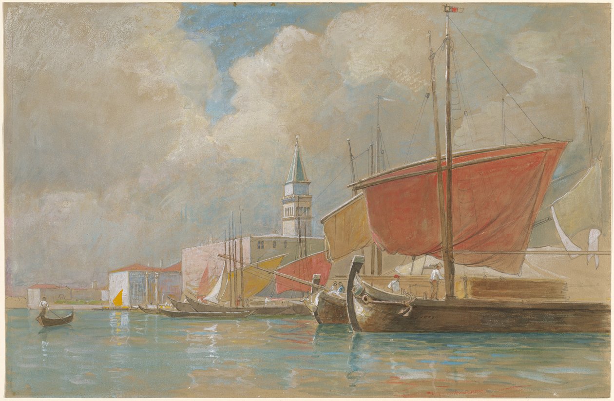 Enviament al llarg del Molo a Venicefinnish tekijältä William Stanley Haseltine