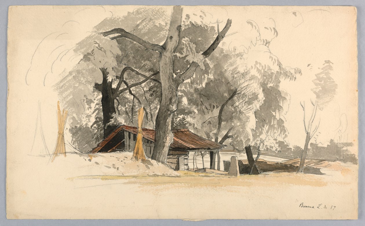 Maisematutkimus, Baveno, Maggiore-järvi, Italia tekijältä William Stanley Haseltine