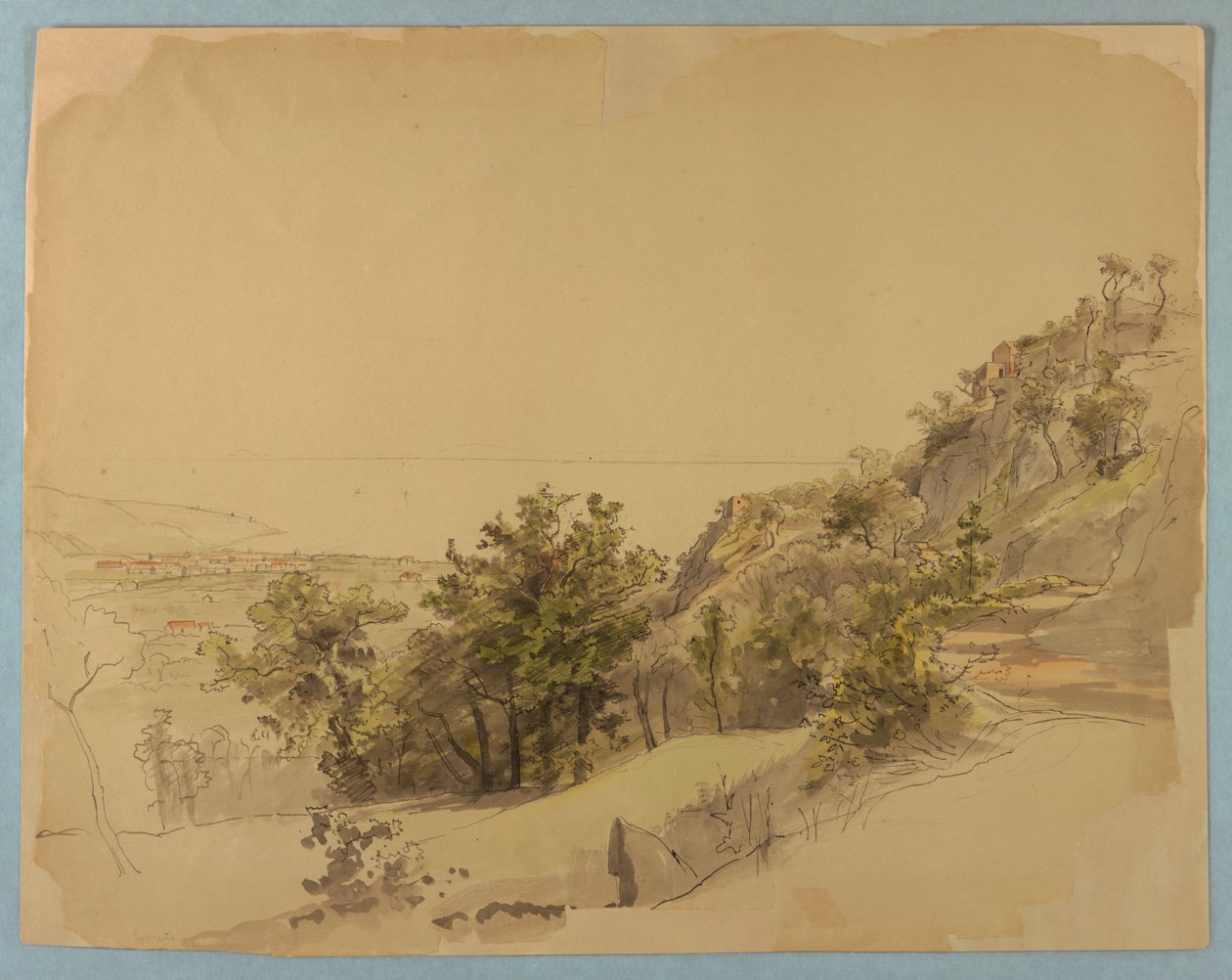 Maisematutkimus, Sorrento, Italia tekijältä William Stanley Haseltine