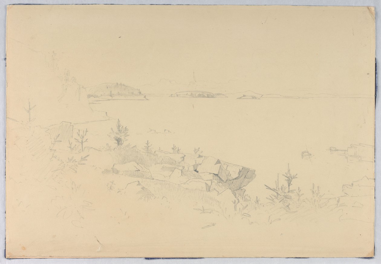 Merimaiseman tutkimus. Porcupine Islands, Bar Harbor, ME tekijältä William Stanley Haseltine