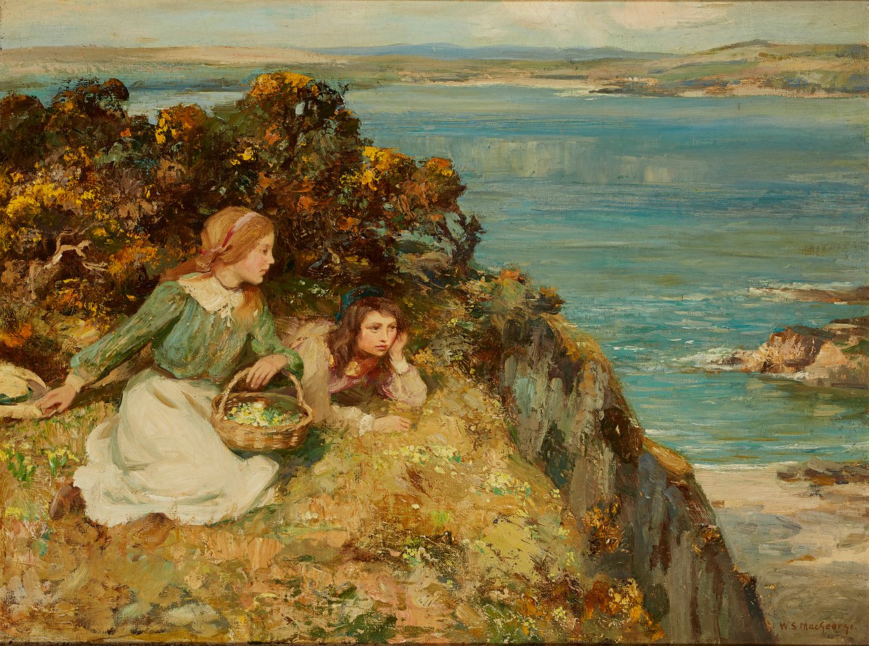 Daydreaming (öljy kankaalle) tekijältä William Stewart MacGeorge