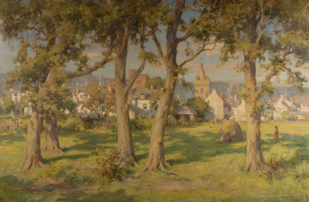 Kirkcudbright (öljy kankaalle) tekijältä William Stewart MacGeorge