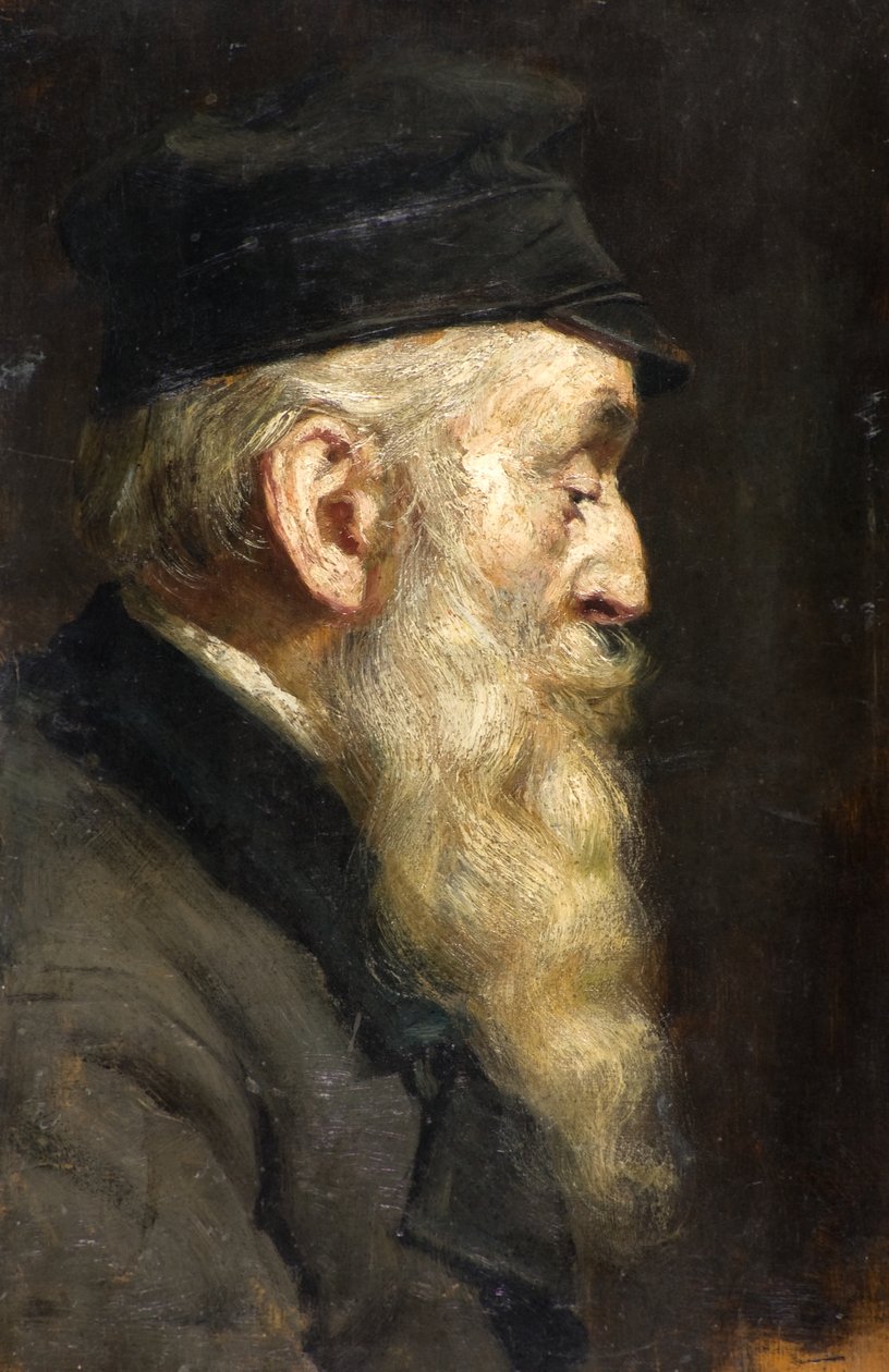 Vanhan miehen muotokuva (öljy kankaalle) tekijältä William Stewart MacGeorge