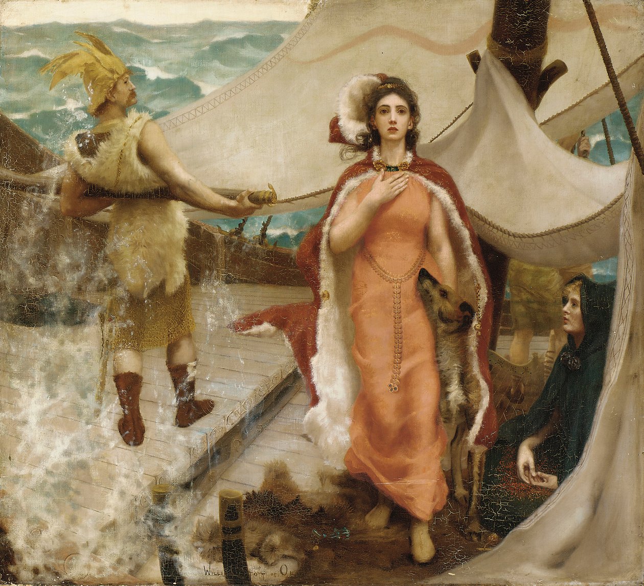 Queen Iseult, 1891 tekijältä William Stott