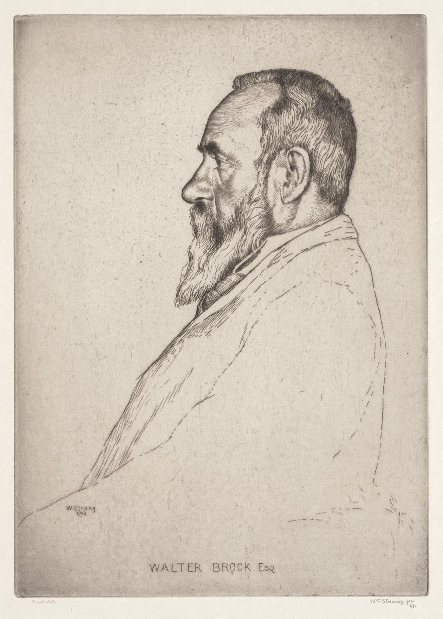 Walter Brockin muotokuva tekijältä William Strang