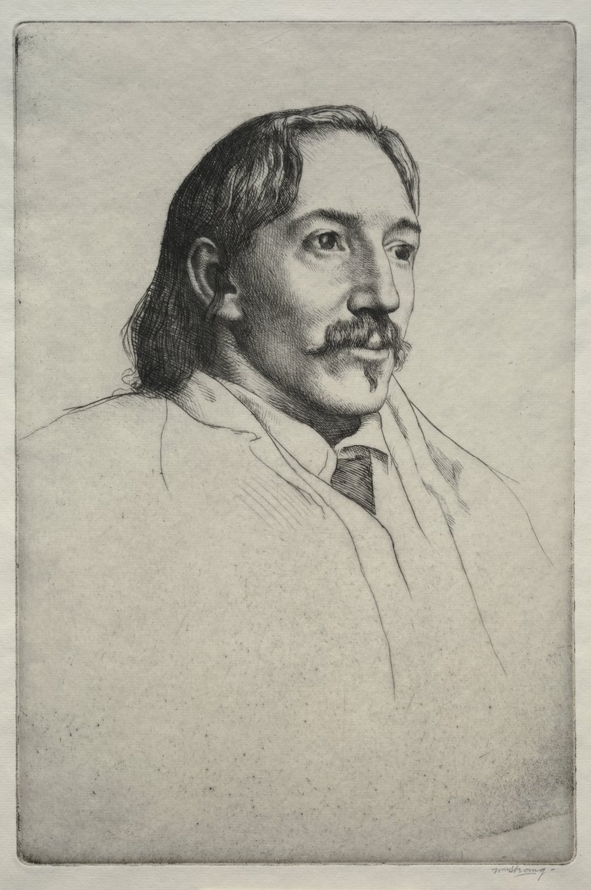 Robert Louis Balfour Stevenson tekijältä William Strang