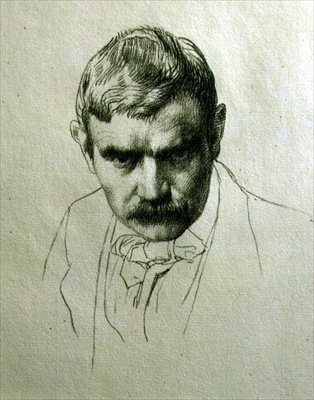 Omakuva, n. 1895 (litho) tekijältä William Strang