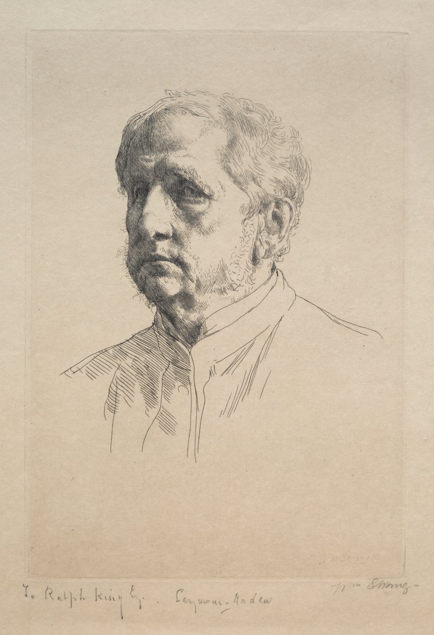 Sir Francis Seymour Haden, 1883. tekijältä William Strang