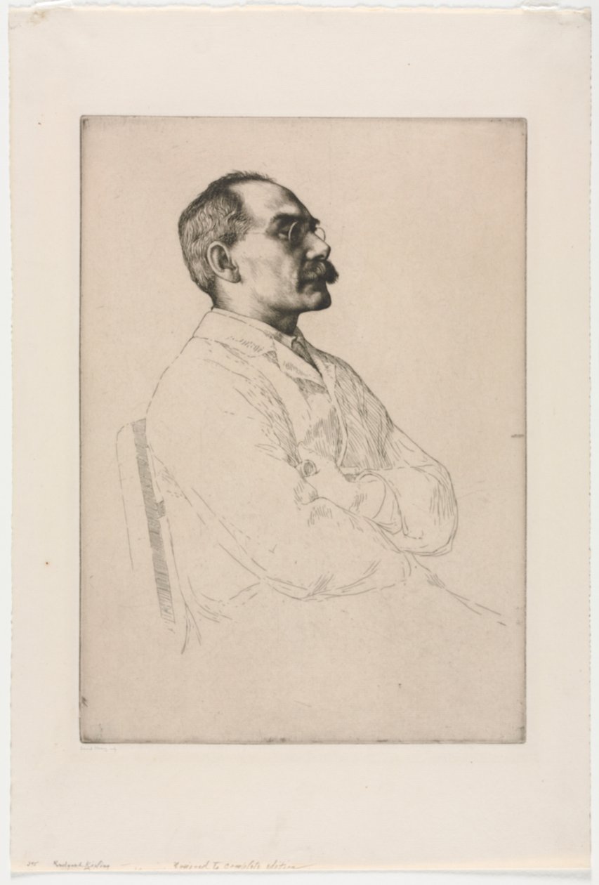 Sir Rudyard Kipling, 1898. tekijältä William Strang
