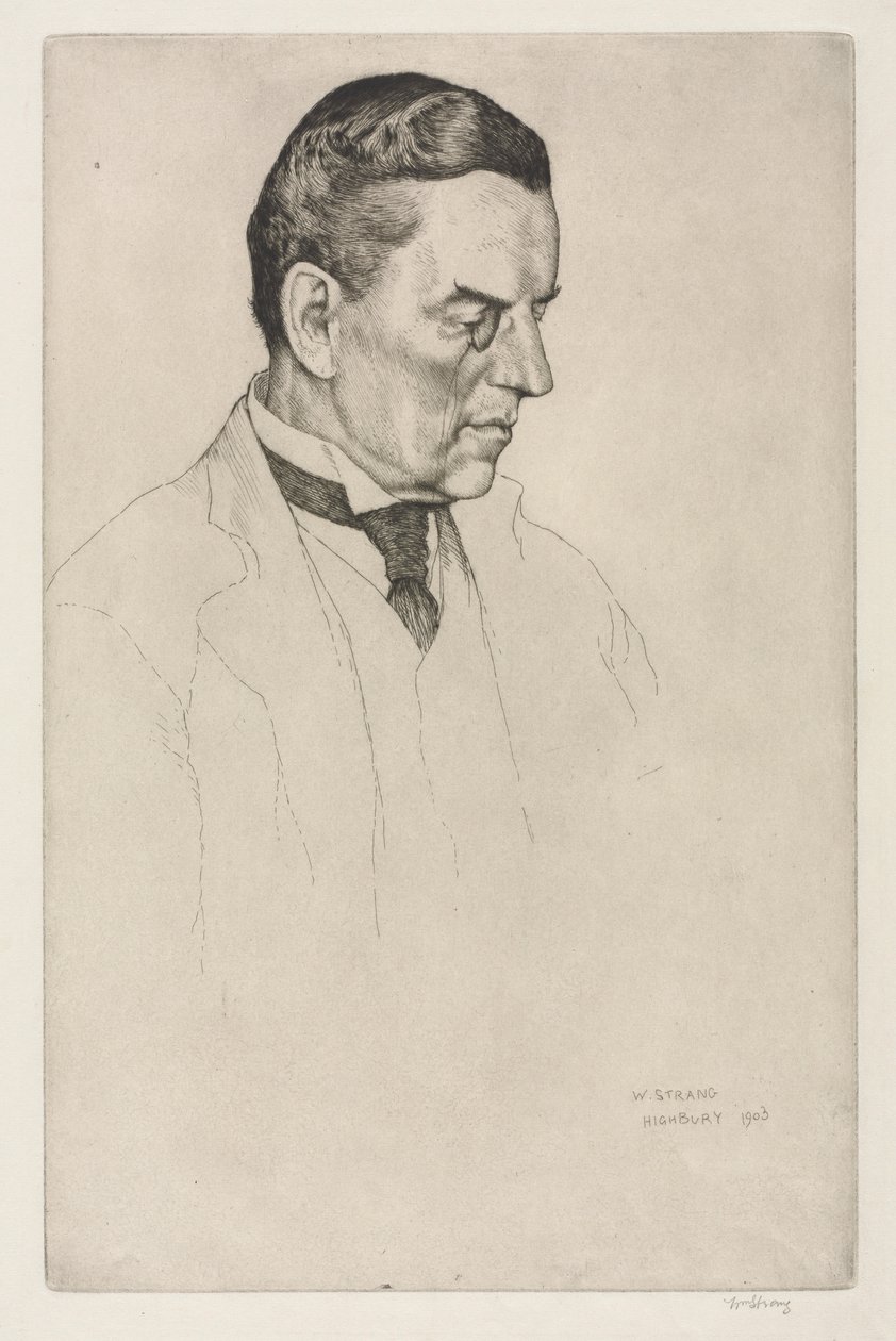 Oikea kunniallinen Joseph Austen Chamberlain, 1903. tekijältä William Strang