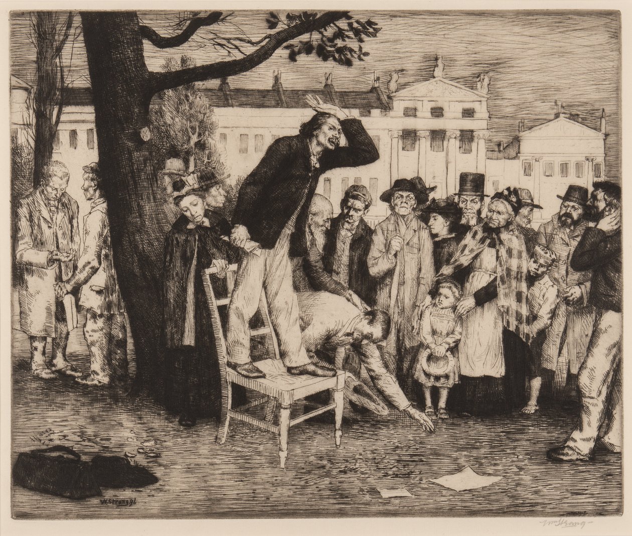 Sosialistit, 1892 tekijältä William Strang